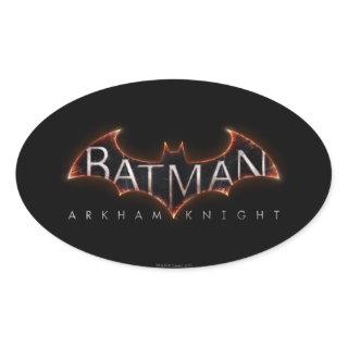 Batman Arkham Knight Logo Oval Sticker