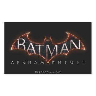Batman Arkham Knight Logo Rectangular Sticker