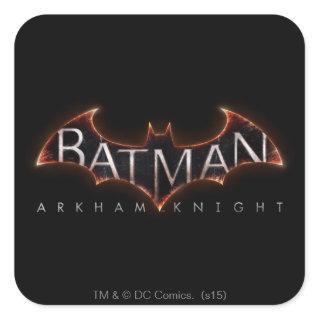 Batman Arkham Knight Logo Square Sticker