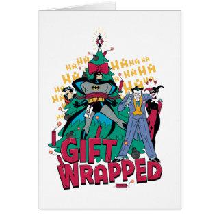Batman | Batman & Robin Gift Wrapped To XMas Tree