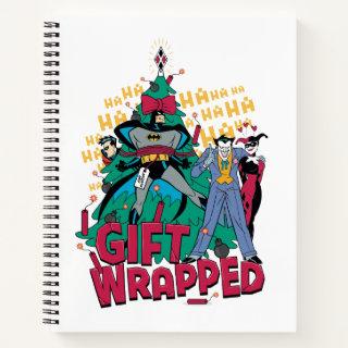 Batman | Batman & Robin Gift Wrapped To XMas Tree Notebook