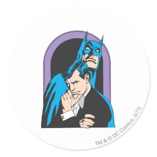 Batman/Bruce Classic Round Sticker