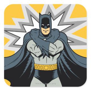 Batman Cross Arms Square Sticker