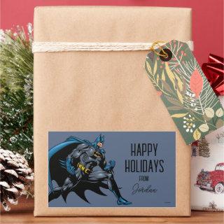 Batman Fists | Happy Holidays Rectangular Sticker