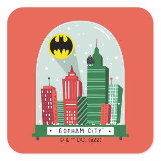 Batman Gotham City™ Snow Globe Graphic Square Sticker