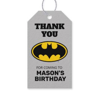Batman - Gotham City Thank You Favor Gift Tags