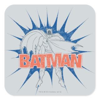 Batman Graphic Square Sticker