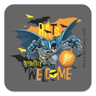 Batman | Halloween Inspired Logo Square Sticker