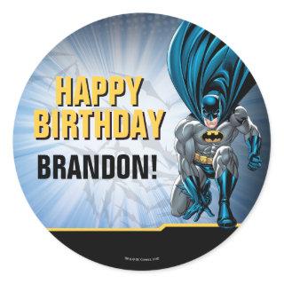 Batman | Happy Birthday Classic Round Sticker
