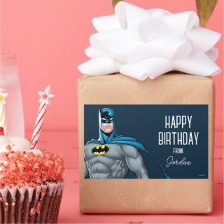 Batman Protector | Happy Holidays Rectangular Sticker