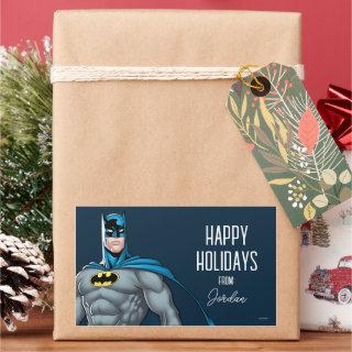 Batman Protector | Happy Holidays Rectangular Sticker