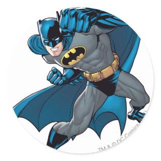Batman Punch Classic Round Sticker