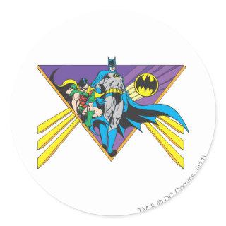 Batman & Robin 2 Classic Round Sticker
