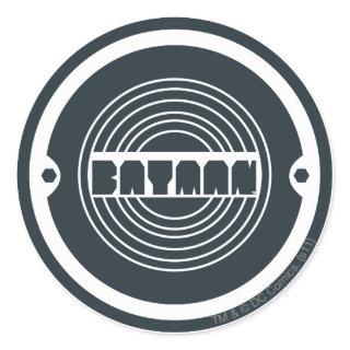 Batman Round Logo Classic Round Sticker