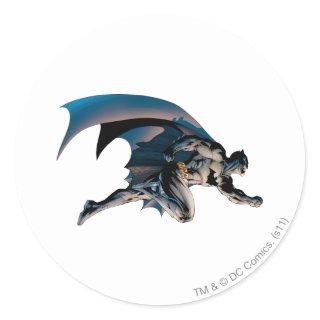 Batman Shadowy Profile Classic Round Sticker