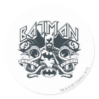Batman | Snakes Logo Classic Round Sticker