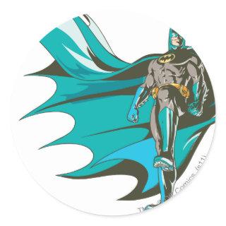 Batman Standing Classic Round Sticker