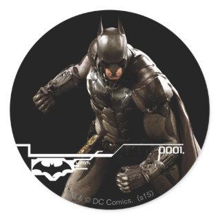 Batman Standing With Cape Classic Round Sticker