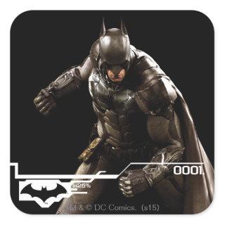 Batman Standing With Cape Square Sticker