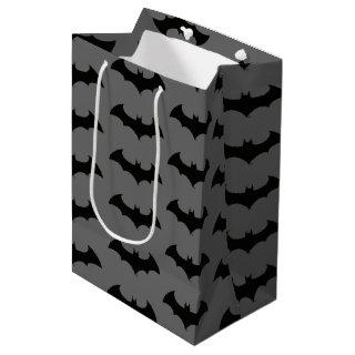 Batman Symbol | Simple Bat Silhouette Logo Medium Gift Bag