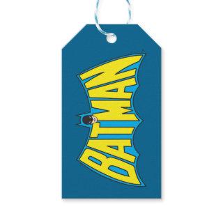 Batman | Vintage Yellow Blue Logo Gift Tags