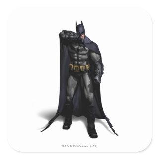 Batman Wiping His Brow Square Sticker
