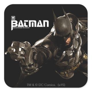 Batman With Batclaw Square Sticker
