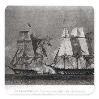 Battle between United States and the Square Sticker