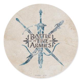 BATTLE OF FIVE ARMIES™ Logo Classic Round Sticker