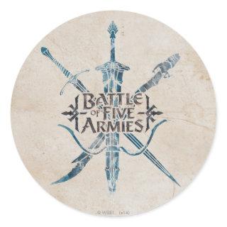 BATTLE OF FIVE ARMIES™ Logo Classic Round Sticker