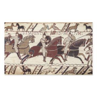 Battle of Hastings - Norman knights Rectangular Sticker