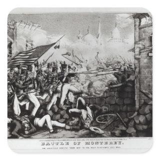 Battle of Monterey Square Sticker