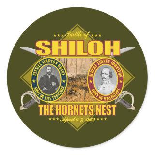 Battle of Shiloh Classic Round Sticker