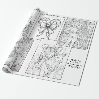 Battle Santa & Co Coloring Book