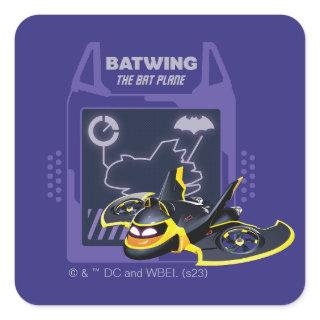 Batwheels™ Batwing - The Bat Plane Square Sticker