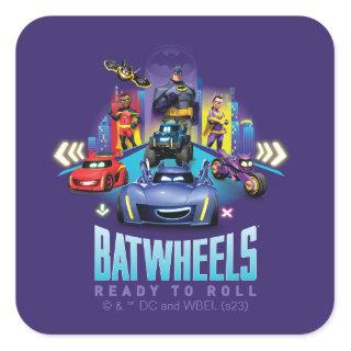 Batwheels™ - Ready to Roll Square Sticker