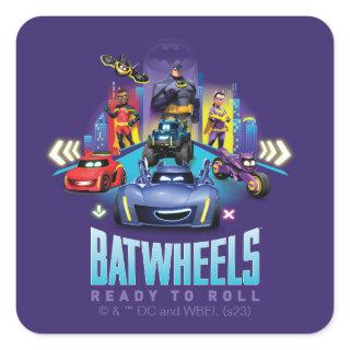 Batwheels™ - Ready to Roll Square Sticker