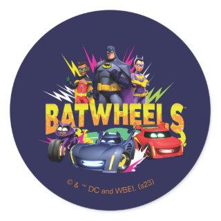 Batwheels™ Superhero Team Classic Round Sticker