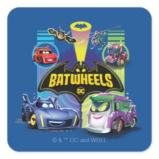 Batwheels™ Vs Legion of Zoom Square Sticker