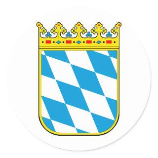 Bavaria Coat of Arms Classic Round Sticker