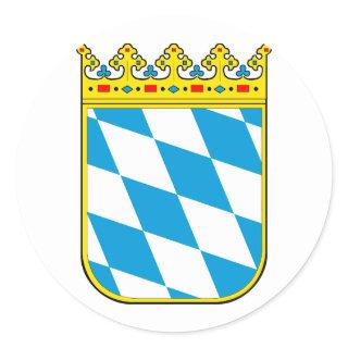 Bavaria Coat of Arms Classic Round Sticker