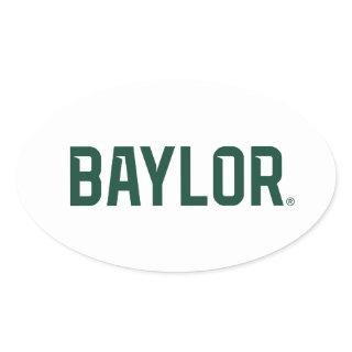 Baylor University BEARS Wordmark Oval Sticker