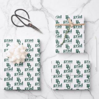 Baylor University BU Logo Graduation  Sheets