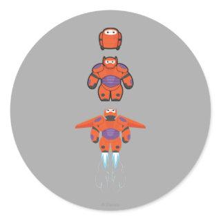 Baymax Orange Super Suit Classic Round Sticker