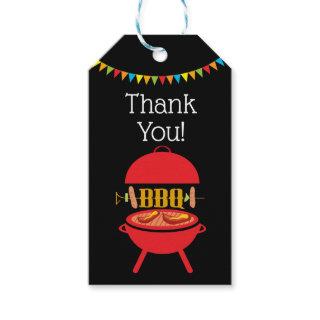 bbq birthday party, barbecue, bbq grill, gift tags
