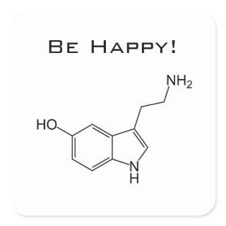 Be Happy! Serotonin Sticker
