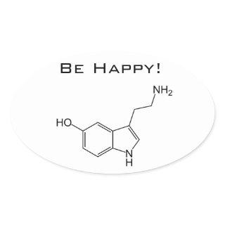 Be Happy! Serotonin Sticker