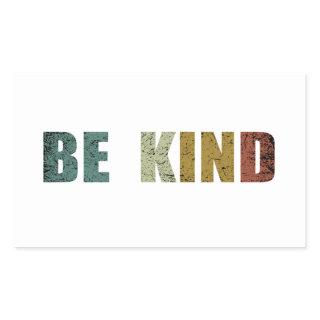 Be kind kindness rectangular sticker
