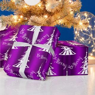 Be Merry Purple Christmas