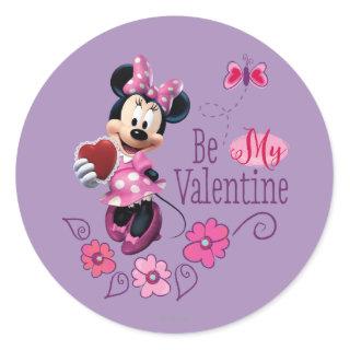 Be My Valentine Classic Round Sticker